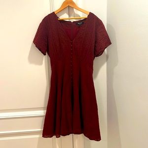 Beautiful Burgundy Madewell Size 00 dress